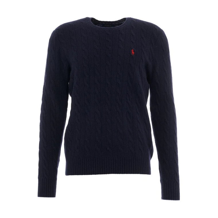 Niebieski Sweter Męski Aw23 Ralph Lauren