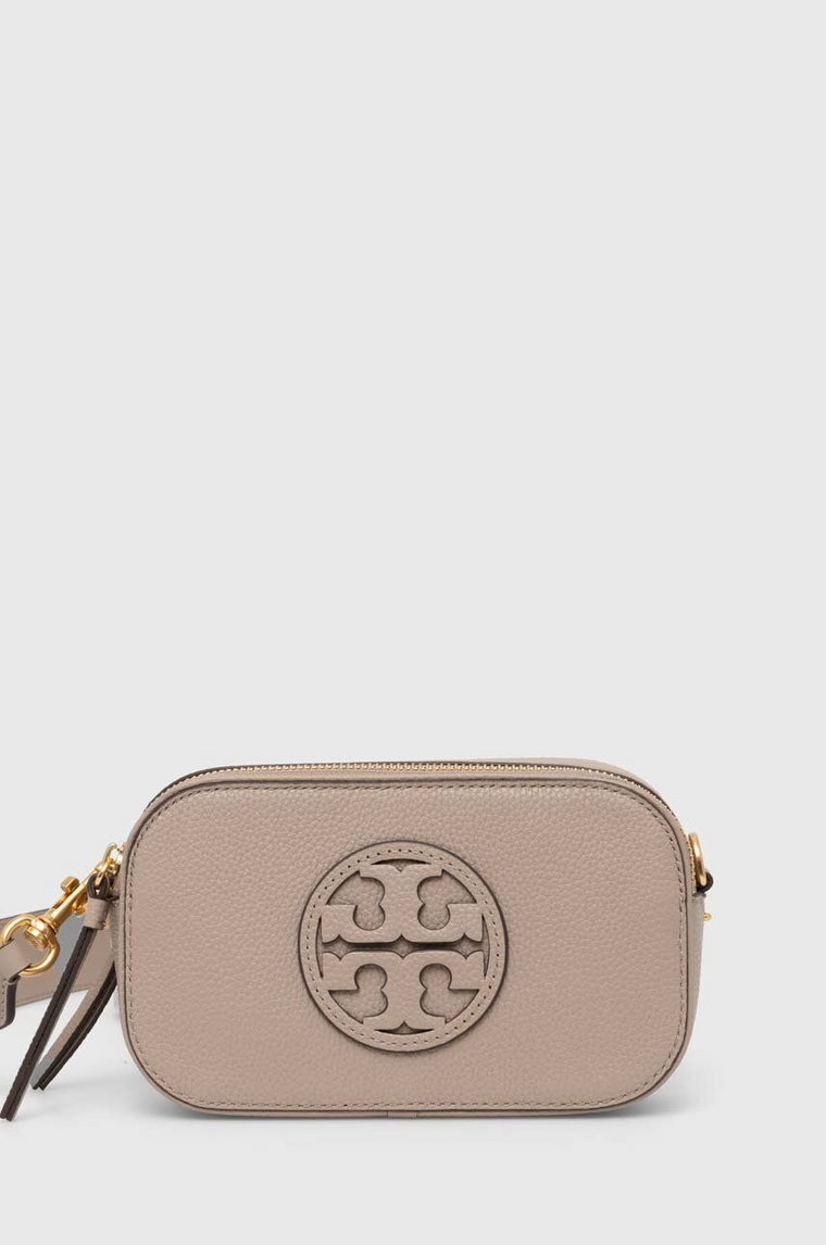 Tory Burch torebka skórzana Miller Mini kolor beżowy 150153.200