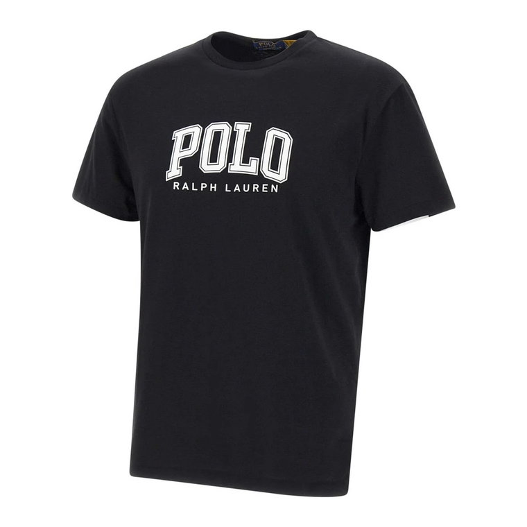 Czarne Polo T-shirty i Pola Ralph Lauren