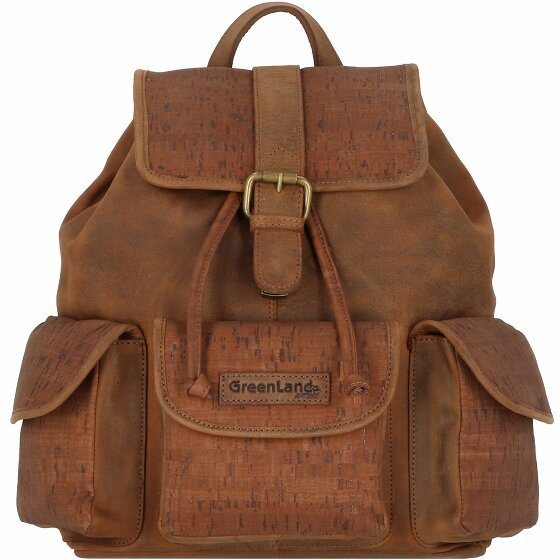 Greenland Nature Nature City Backpack Leather 33 cm cork