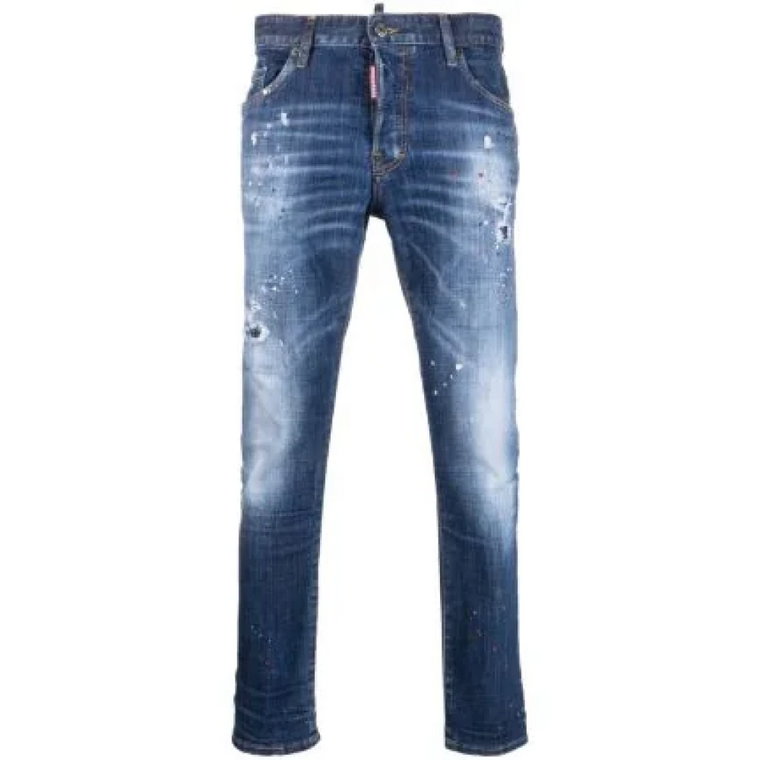 Slim-fit Paint Splash Skinny Jeans Dsquared2