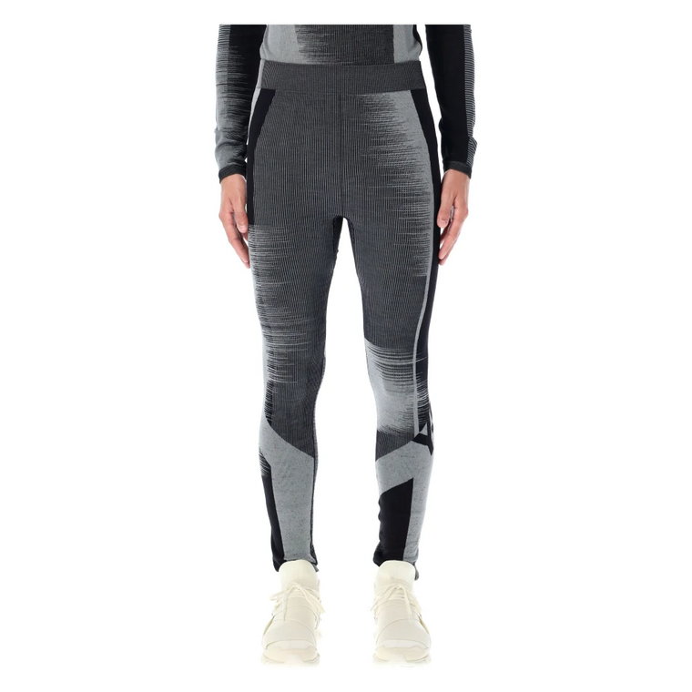 Aw23 Czarne/Szare Męskie Legginsy Y-3