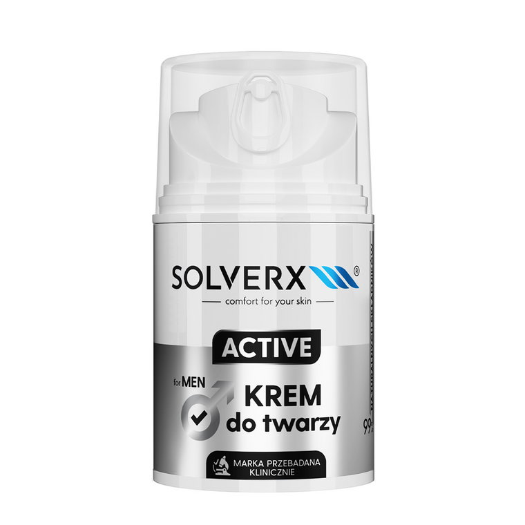 Solverx Active Men - Krem do twarzy 50ml