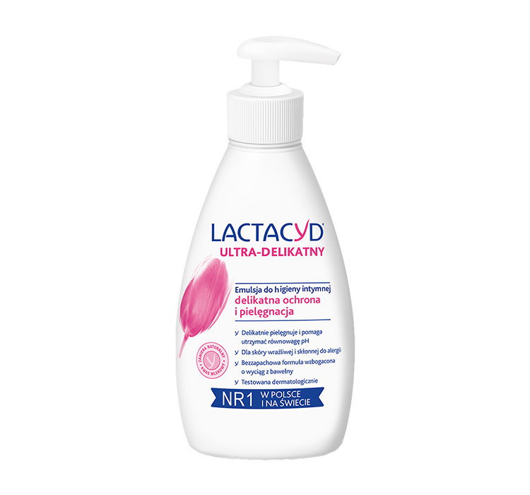 LACTACYD ULTRA-DELIKATNY EMULSJA DO HIGIENY INTYMNEJ Z POMPKĄ 200ML