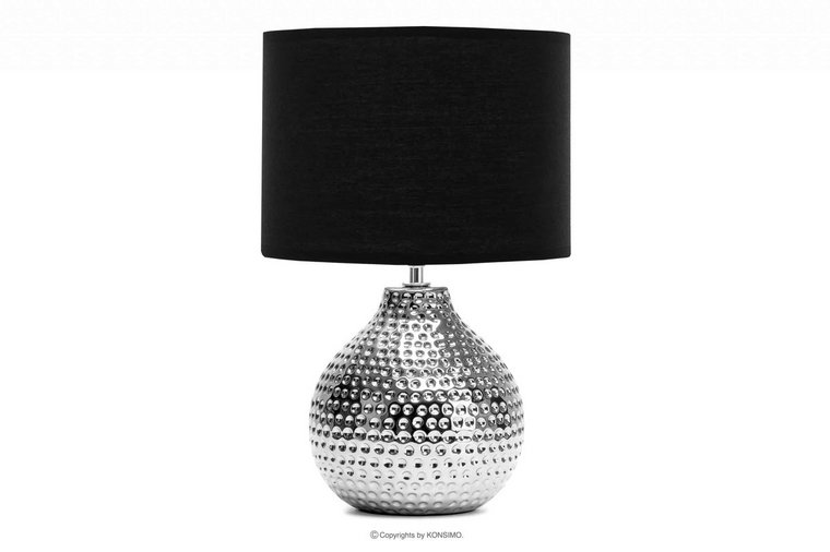 Elegancka lampka ze srebrną podstawą NIPER Konsimo
