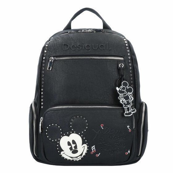 Desigual Mickey Rock Plecak miejski 35 cm schwarz