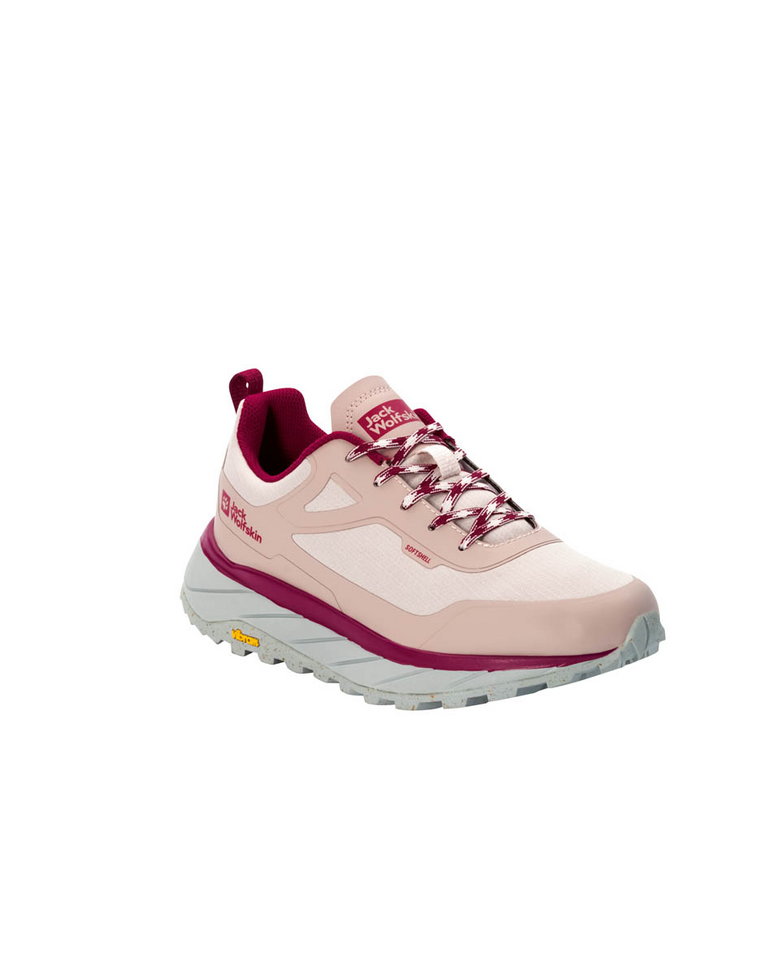 Buty damskie turystyczne softshellowe Jack Wolfskin TERRASHELTER LOW W rose smoke - 37,5