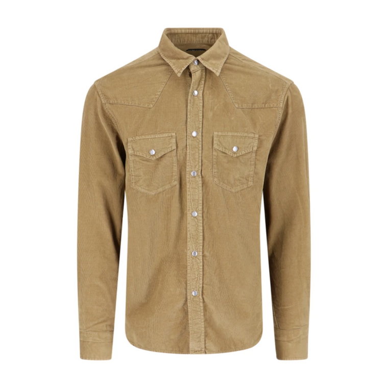 Brązowe Koszule - Klasyczna Kolekcja Tom Ford
