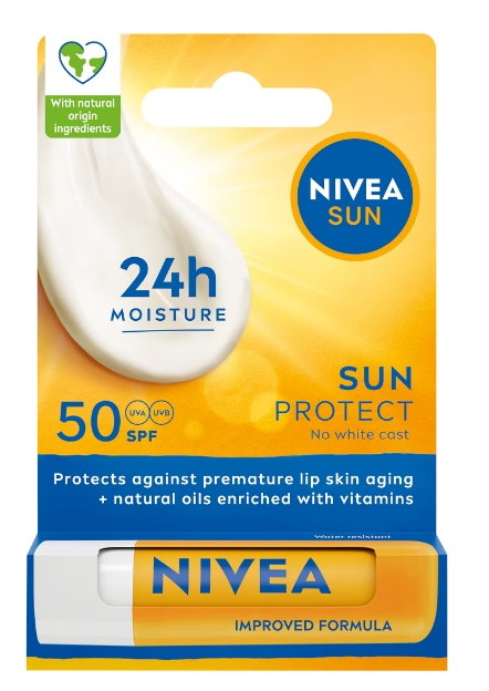 Nivea Pomadka pielęgnująca do ust Sun Protect SPF 50