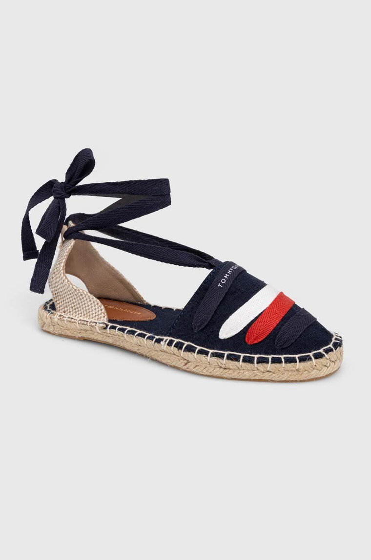 Tommy Hilfiger espadryle dziecięce kolor granatowy