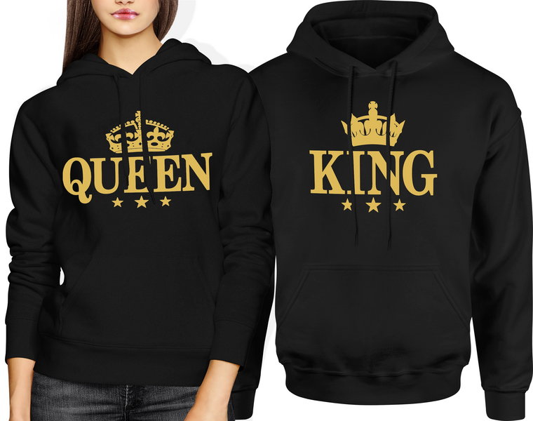 Na Walentynki Bluzy Dla Par King Queen