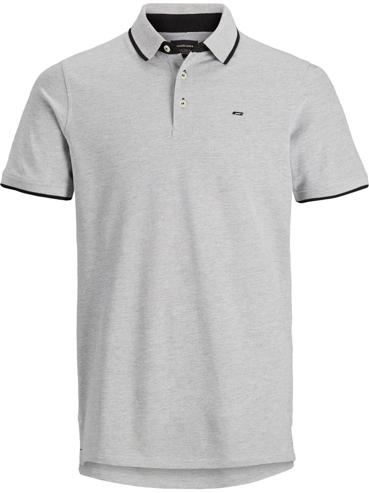 Jack & Jones Koszulka polo w kolorze jasnoszarym