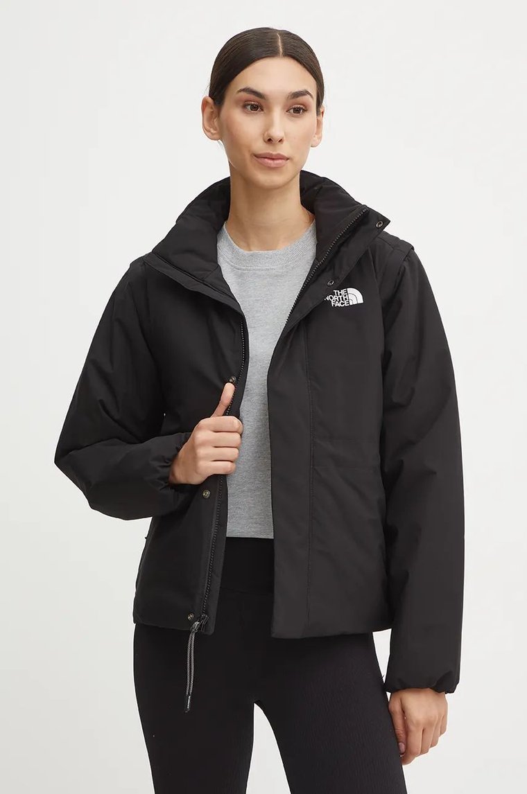 The North Face kurtka Padded 2 in 1 Conv Jacket damska kolor czarny przejściowa NF0A89GXJK31