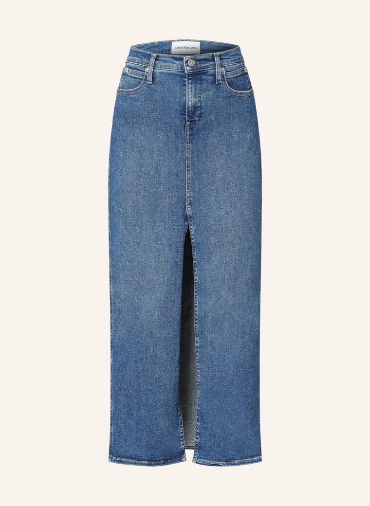 Calvin Klein Jeans Spódnica Jeansowa blau