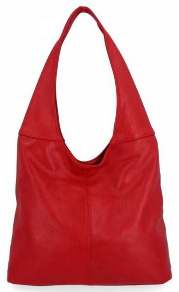 Uniwersalne Torebki Damskie Shopper Bag firmy Hernan Czerwone (kolory)