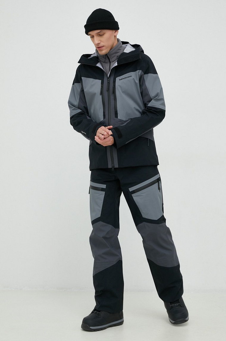 Peak Performance spodnie Gravity GoreTex kolor czarny