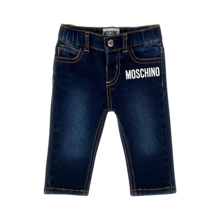 Jeansy w średnim odcieniu Moschino