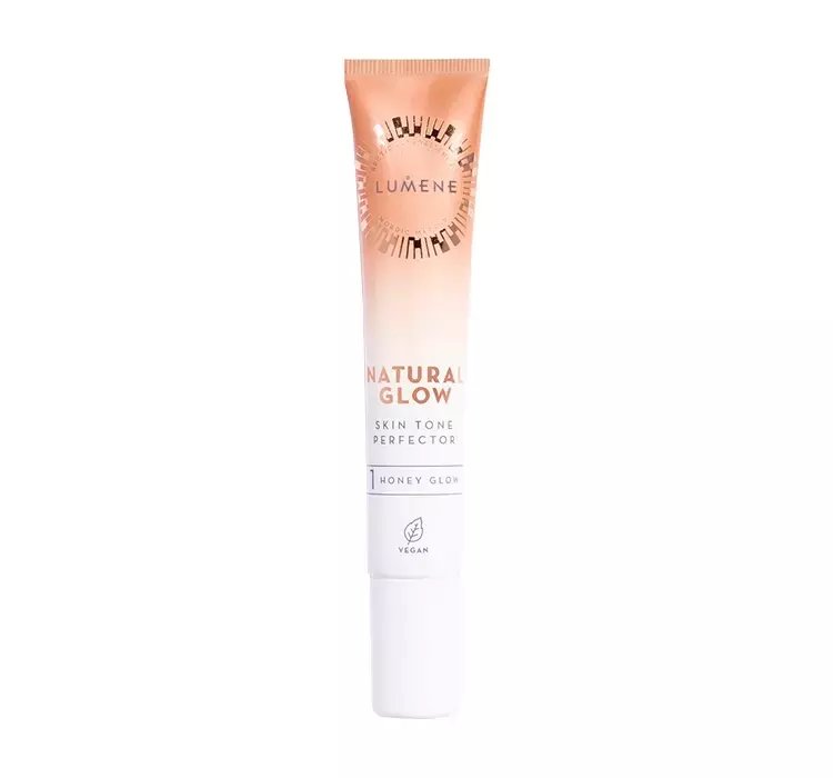 LUMENE NATURAL GLOW SKIN TONE PERFECTOR WEGAŃSKI ROZŚWIETLACZ W KREMIE 1 HONEY GLOW 20ML