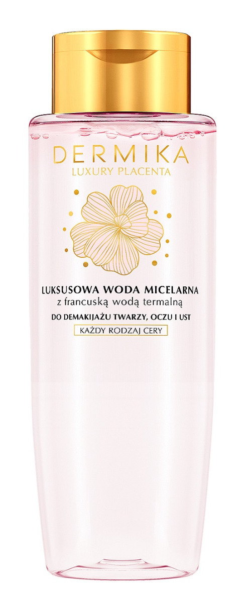 Dermika Luxury Placenta - woda micelarna z francuską wodą termalną 400ml