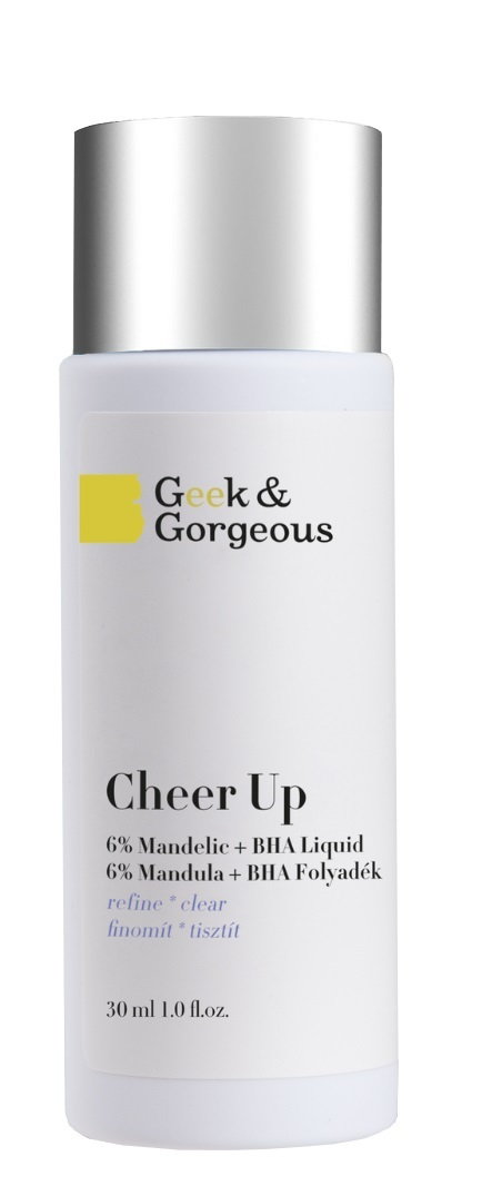 Geek & Gorgeous Cheer Up - Eksfoliator z 6% kwasem migdałowym + BHA o średniej mocy 30ml