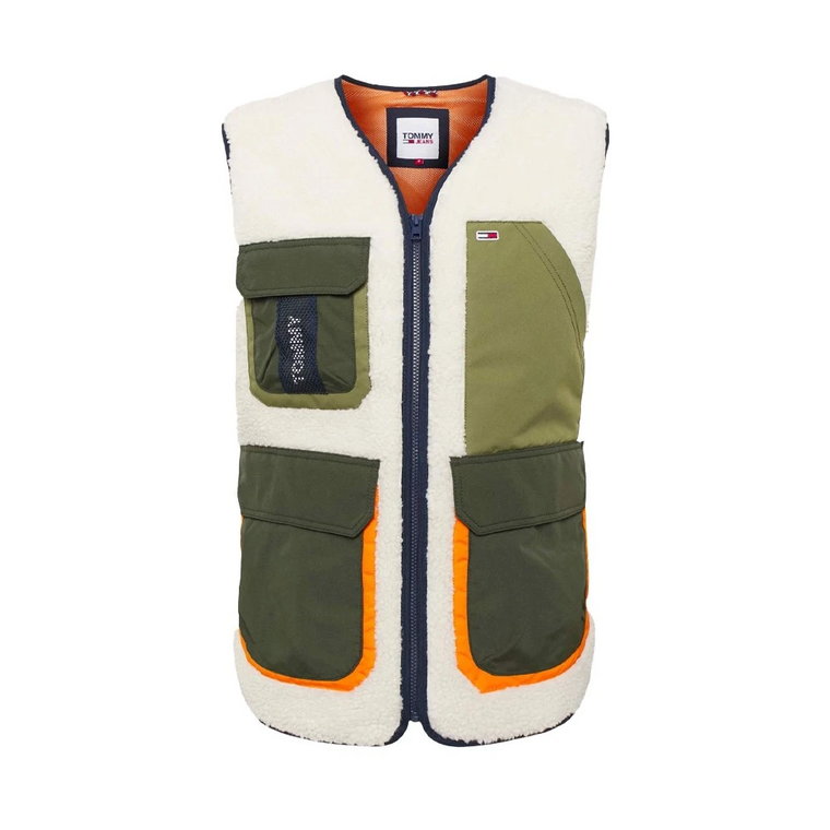 Multi Pocket Sherpa Vest Dm0Dm11211Ybr Tommy Jeans