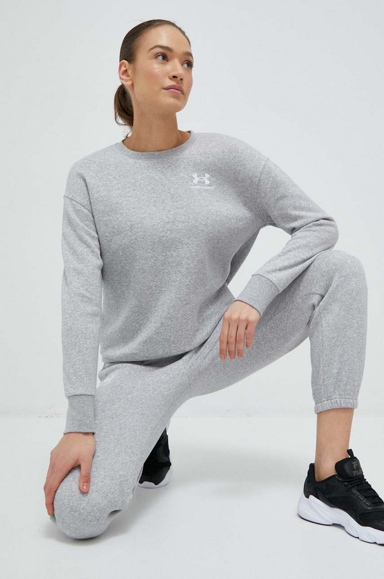 Under Armour bluza damska kolor szary gładka 1373032-495