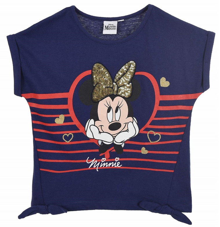 Dziewczęcy top Myszka Minnie Disney granatowy