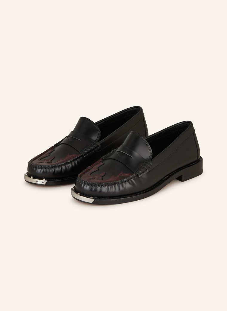 Sandro Penny Loafers schwarz