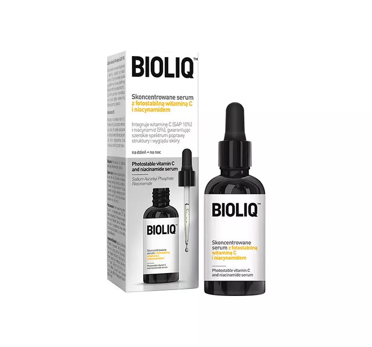 BIOLIQ SERUM DO TWARZY Z FOTOSTABILNĄ WITAMINĄ C I NIACYNAMIDEM 20ML