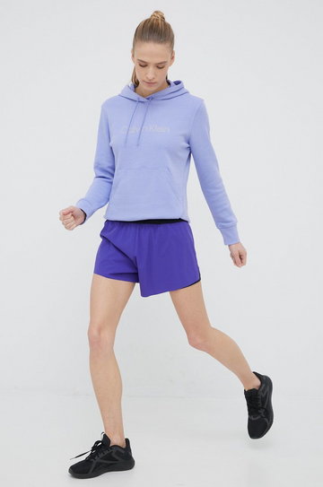 On-running szorty do biegania Running Shorts damskie kolor fioletowy gładkie high waist