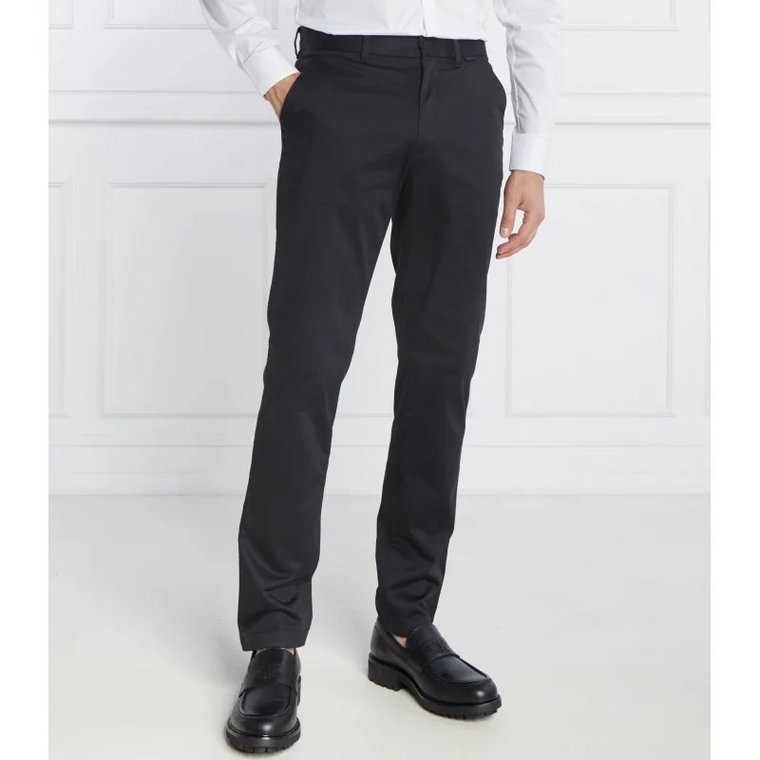 Calvin Klein Spodnie SATIN STRETCH CHINO | Slim Fit