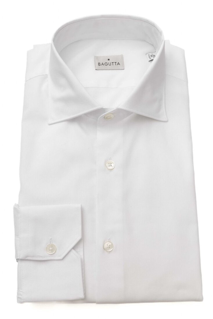 Koszula marki Bagutta model 12509 MIAMI kolor Biały. Odzież męska. Sezon: