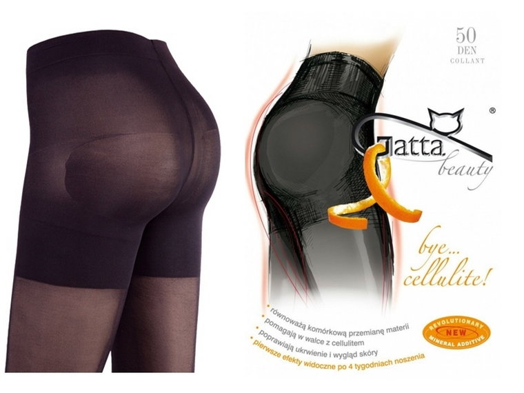 Gatta rajstopy Bye Cellulite czarne 50 Den 4 -L