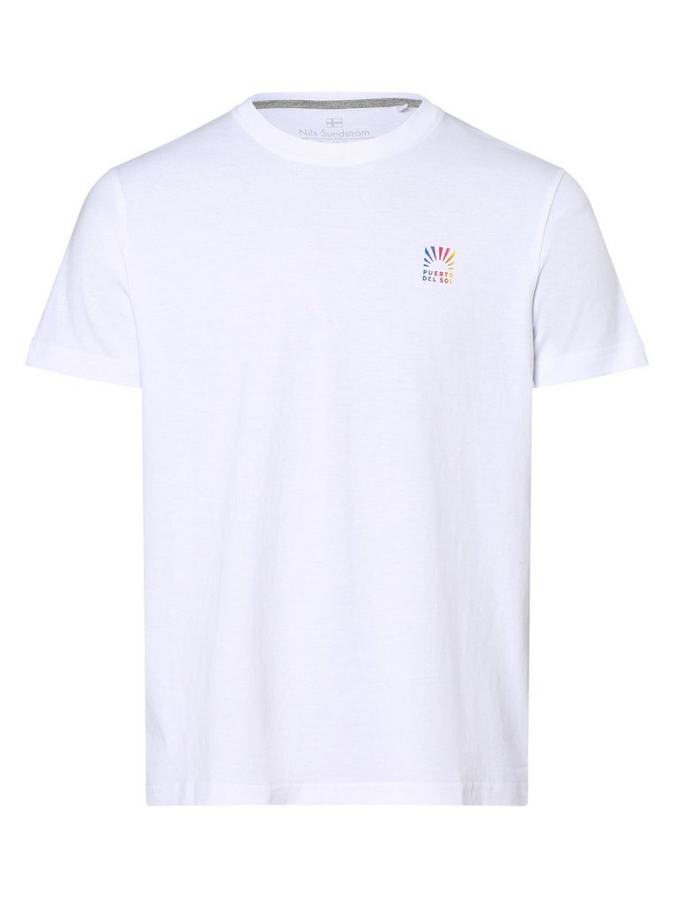 Nils Sundström - T-shirt męski, biały