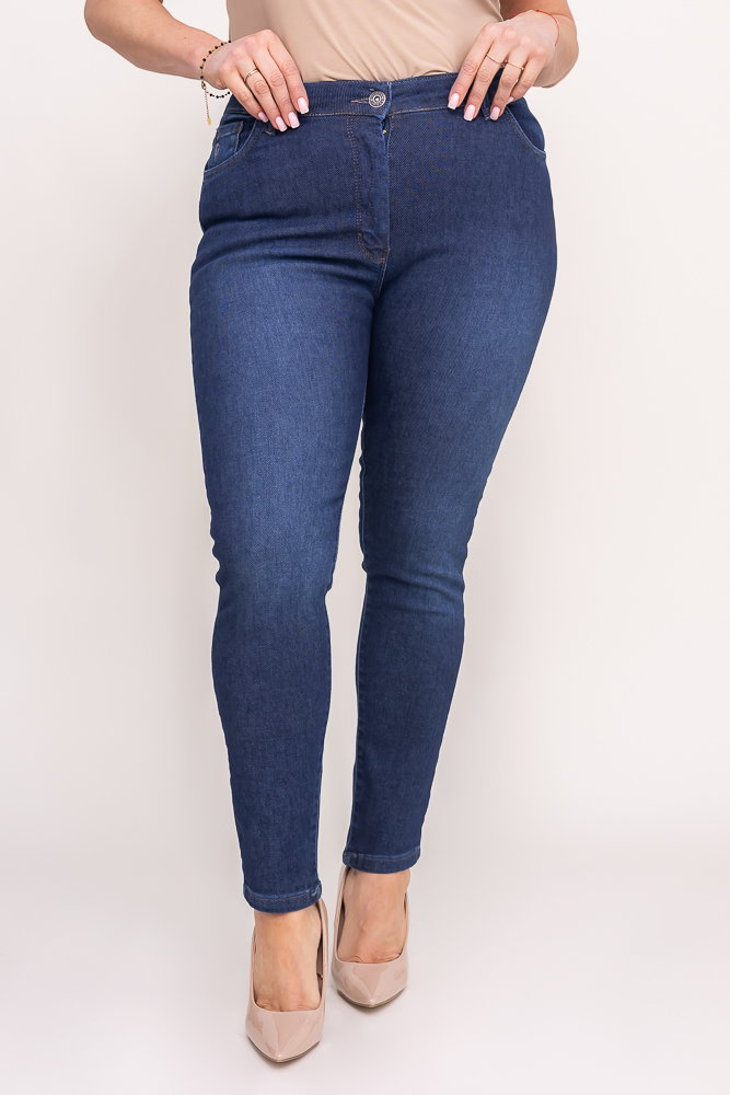 Ciemnoniebieskie Spodnie jeansowe TEMENZI
