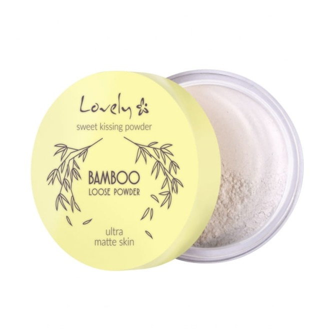 Lovely Bamboo Loose Powder transparentny puder bambusowy do twarzy 5.5g