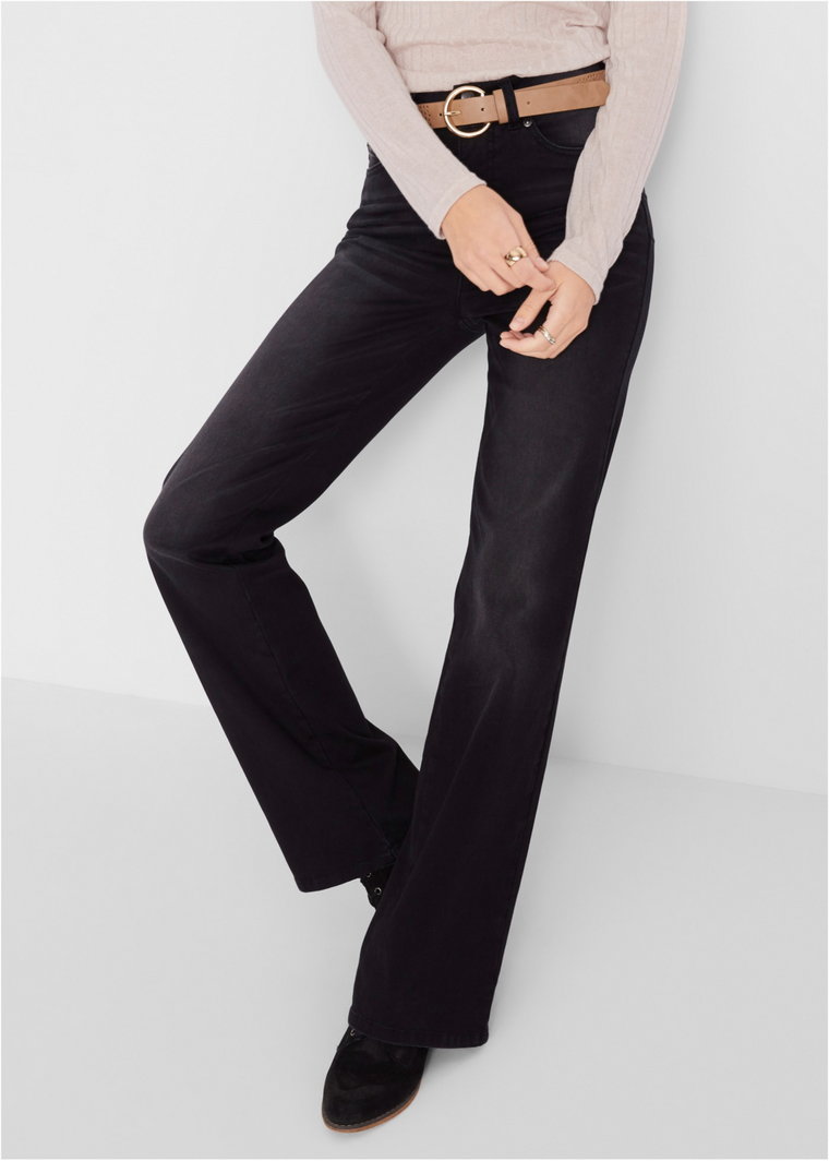 Dżinsy Bootcut  mid waist, z efektem shape