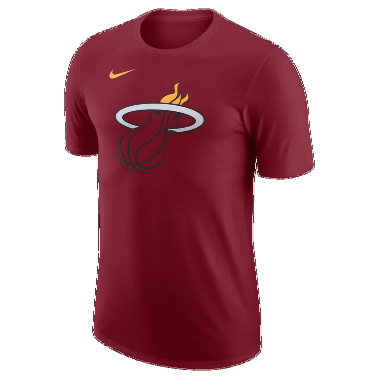 T-shirt męski Nike NBA Miami Heat Essential - Czerwony