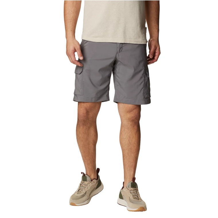 Columbia Silver Ridge Utility Cargo Shorts 2030744023, Męskie, Szare, spodenki, poliester, rozmiar: 32