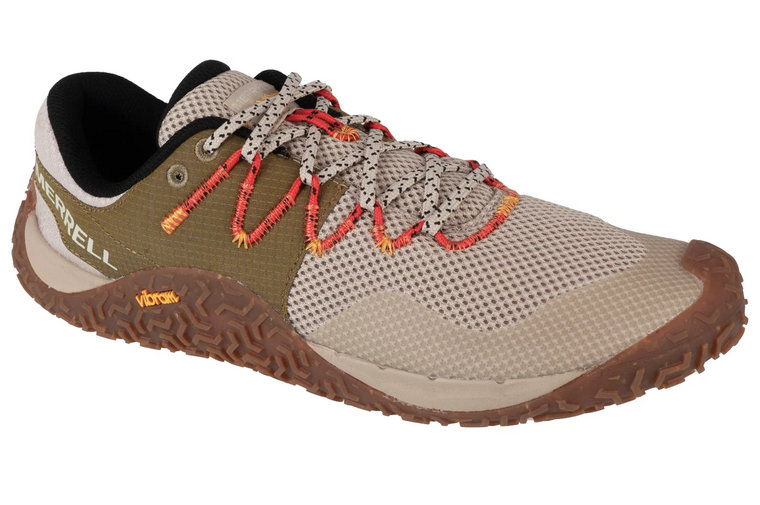Merrell Trail Glove 7 J068139, Męskie, Beżowe, buty do biegania, tkanina, rozmiar: 41