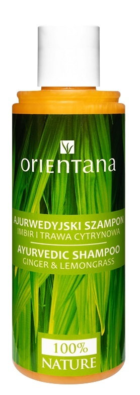 Orientana Imbir i Trawa Cytrynowa - szampon do włosów 210ml