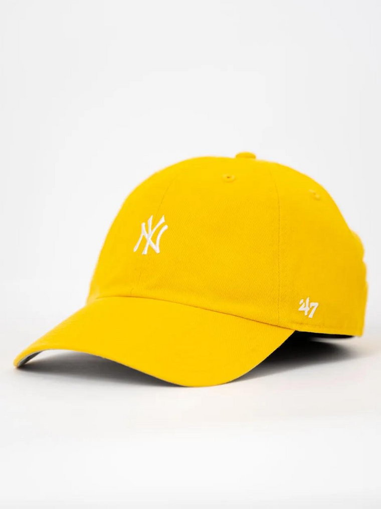 Czapka Z Daszkiem Dad Hat 47 Brand New York Yankees Clean Up Base Runner Żółta