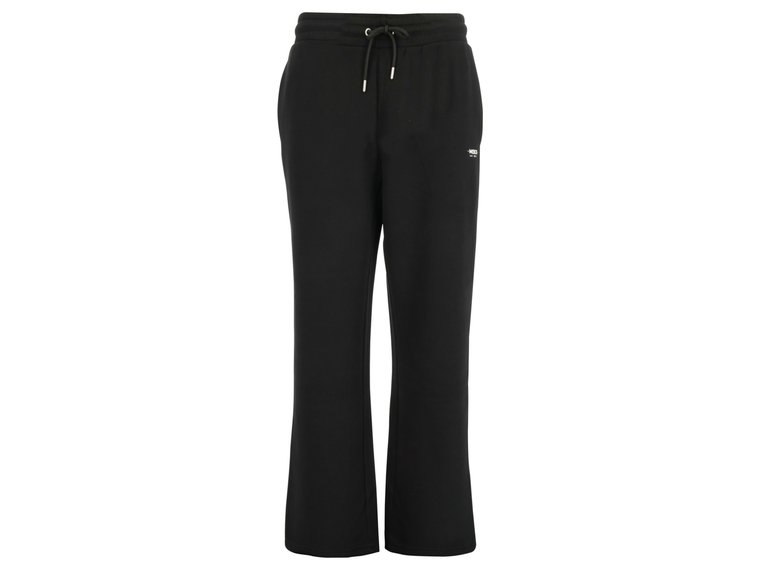 MEXX Spodnie dresowe/joggingowe damskie, regular fit  (L, Czarny)