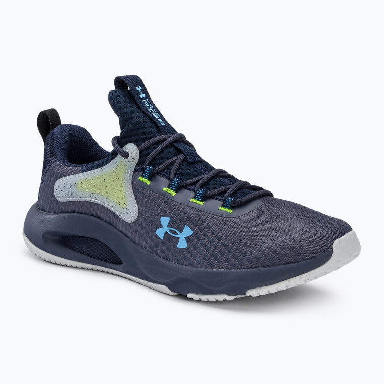 Buty treningowe męskie Under Armour Hovr Rise 4 tempered steel/midnight navy/carolina blue