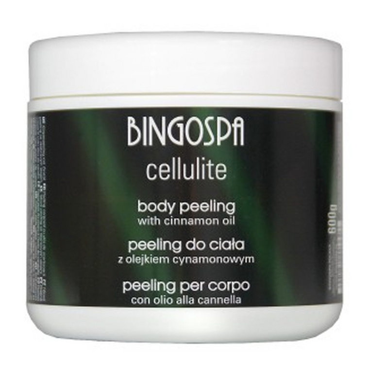 Bingospa Cellulite Peeling do ciała z olejkiem cynamonowym 600 g