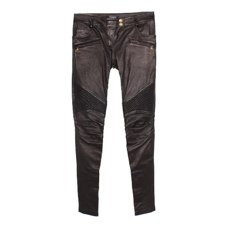 Pre-owned Leather bottoms Balmain Pre-owned