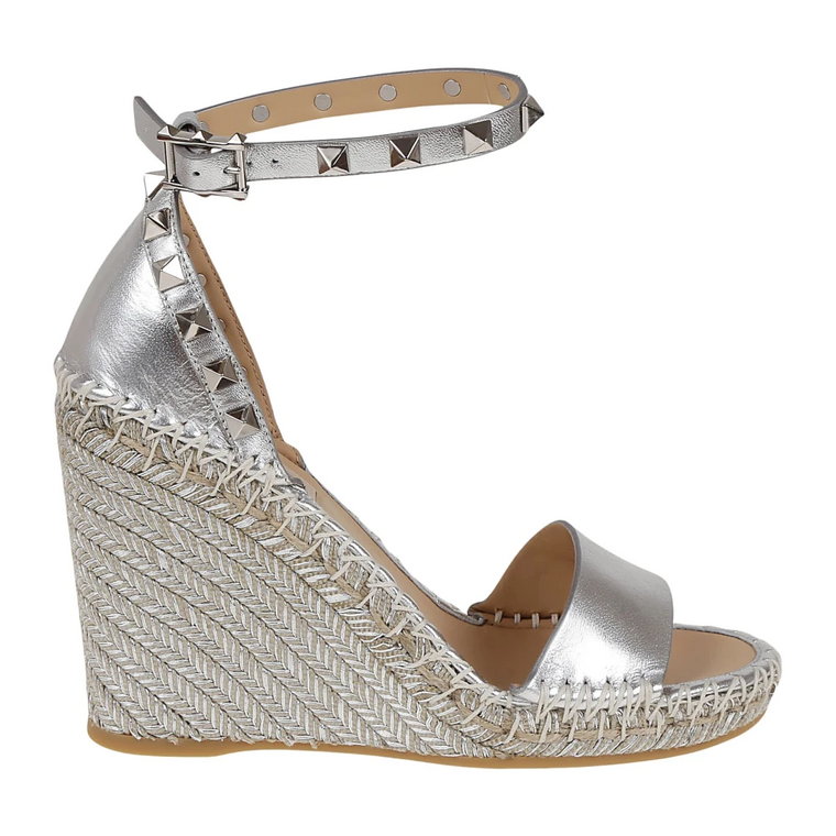 Rockstud Espadryle na Koturnie Valentino Garavani