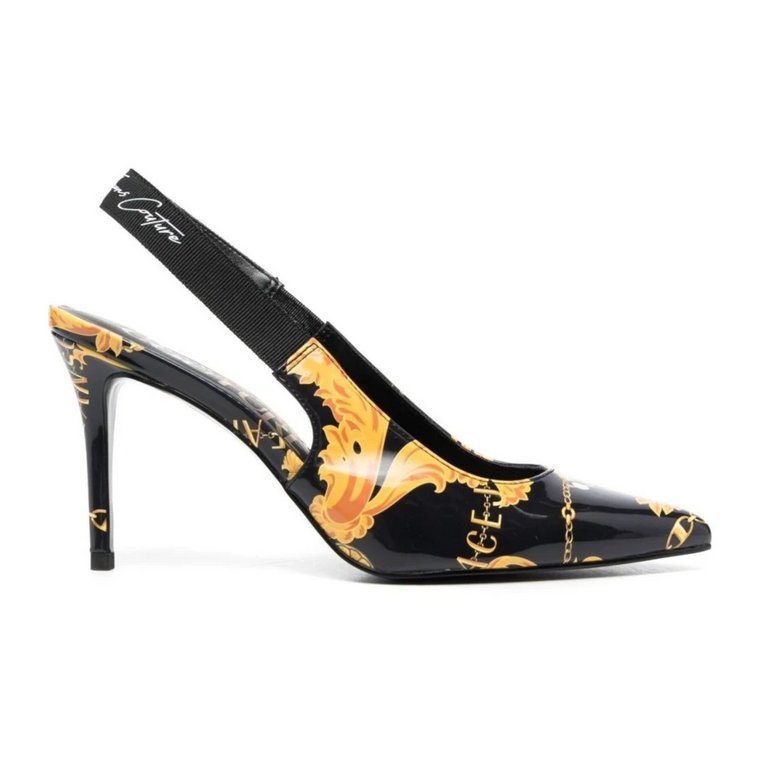 Scarlett Printed Patent PU Buty Versace Jeans Couture