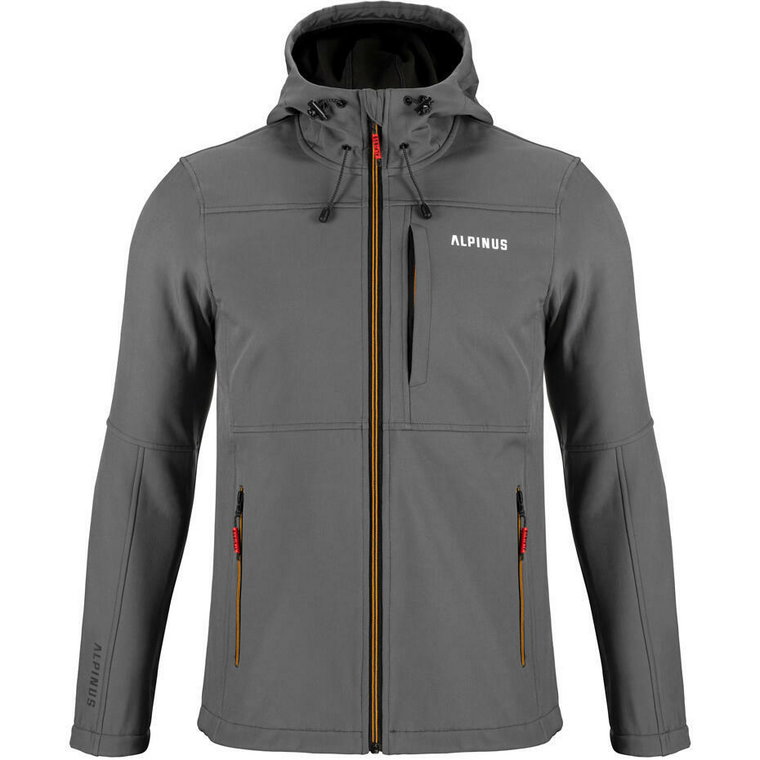 Kurtka trekkingowa męska softshell Alpinus Vinicunca grafitowy