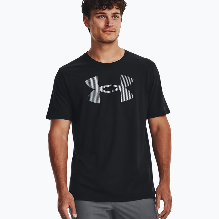 Koszulka męska Under Armour Big Logo Fill black/pitch gray/halo gray | WYSYŁKA W 24H | 30 DNI NA ZWROT